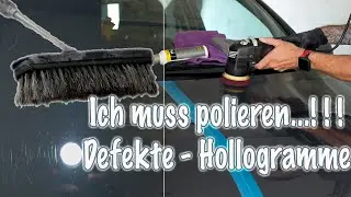 Ist der Lack noch zu retten...? 🚘 VW Fox Motorhaube polieren 