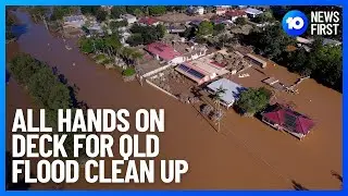 Brisbane Flooding Clean Up Begins | 10 News First
