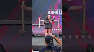 Fire Axe hold at the World&rsquo;s Strongest Firefighter competition.