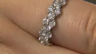 WR2024 1.20 Carat Unusual Ladies Diamond Wedding Ring