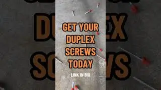 Never lose your screw again! 🛠️ #SmartCrewsUseDuplexScrews