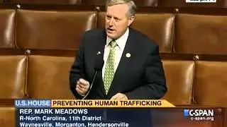 Rep. Mark Meadows (R-NC) introduces anti-human trafficking bill