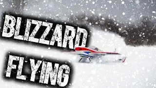 RC Planes Vs. Blizzard Conditions