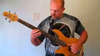 Bass guitar shredding + fingertapping