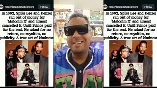 Prince helped pay for the 'MALCOLM X' movie budget?????