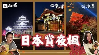日本秋葉原來可以咁震撼！橫跨日本幾個城市賞楓葉 | 京都 | 二条城 | 清水寺 | 岡山城 | 後樂園 【⛩️日全食跨縣之旅🇯🇵夜楓篇】