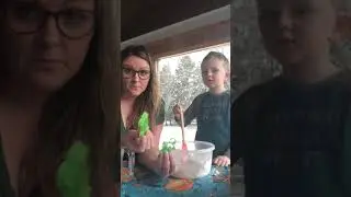 how to make snow dougH ☃️