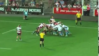 Ross Moriarty surfing a maul
