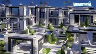 Epic Modern French Mansion Build in Heartopia!