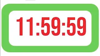 720 Minutes 12 00 HoursCountdown  Timer Clock with Alarm Sound⏰🔔