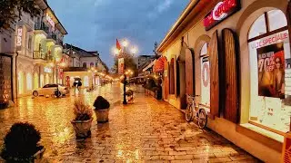 Pedonalja n&euml; Shkod&euml;r, kur bie shi