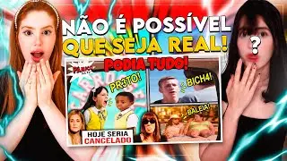 REACT | FALA DE TUDO: Os Maiores Absurdos da TV que hoje seriam CRIME!! | CR Reacts
