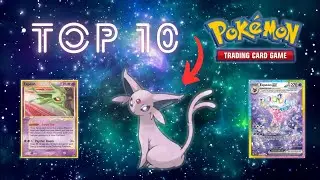The 10 Most EXPENSIVE Espeon Pokemon Cards 👀 #top10 #pokemon #espeon