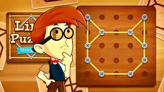 Line Puzzle 🧩 String Art | 20 solved | game | puzzle | #shorts #youtubegaming #gaming