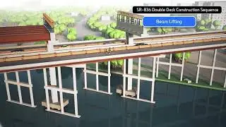 ШОССЕ (SR) 836, ПОДЪЕМНИК СЕГМЕНТА И БАЛКИ МОСТА
