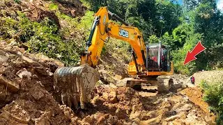 Building on the EDGE: Watch the Most DANGEROUS Mountain Road Construction Ever | Excavator Planet