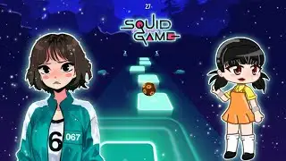 Squid Game Netflix Theme song Tiles Hop Game play