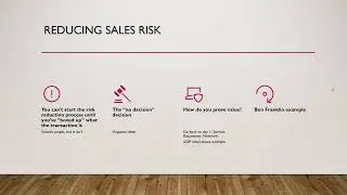 Reducing Sales Risk