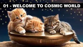 Handpan Vibe - 01 - Welcome to Cosmic World🎵 Chill music for work, study, relax or sleep 😻