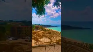 Beautiful Roman Amphitheater Tarragona on Beach!