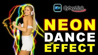 How to Make Neon Dance Effect in Powerdirector | Neon Light Dance Effect | Neon Effect
