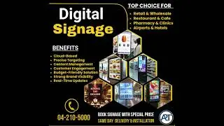 Digital Signage Dubai| Digital Signage Software UAE |TOP Digital Signage Solution Provider UAE|MENA