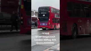 *YX68 UTM*Stagecoach London 68Reg ADL Enviro400MMC