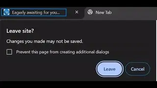 Prevent Web App Reload | Title name change
