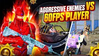 AGGRESSIVE ENEMIES VS 60FPS PLAYER ⚡ iPhone 12 | 4 Finger Claw | BGMI