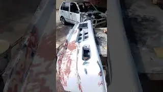mehran car danting  painting #shortvideo #youtubeshorts #viral #car #ytshorts #youtuber