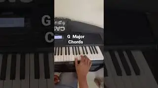 How to Play G Major Chords on Piano and Keyboard #gmajor #gmajorchords #gmajorlession