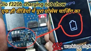 jio f320b charging not show