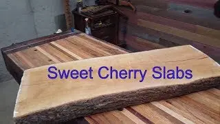 New Slabs Of Cherry for the Leg Vises on the New Bench.