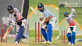 Virat Kohli, Rohit Sharma, Gill and Team India practice in Vadodara ahead of the IND vs NZ 1st ODI.