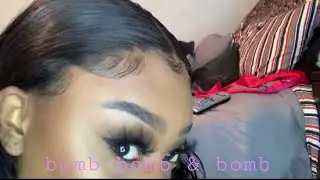 I cut my frontal into a 6x6 closure ! MaxineHair 😜