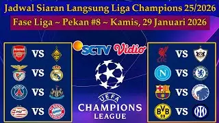 Jadwal Liga Champions Live SCTV - Barcelona vs Copenhagen - Fase Liga UCL 2025/2026 Pekan 8