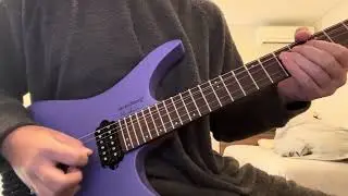 The trooper guitar solo cover