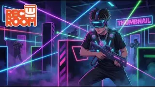 Me and my friends playing Rec Room laser tag IN VR