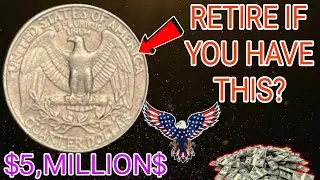 1965 Liberty Quarter Dollar | Depression Era Look & Washington Hairstyle