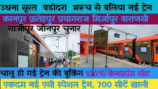 Udhna to ballia special train details #specialtrain 