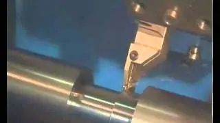 ISCAR Groove Turn  Actual Machining