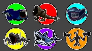 Spin Wheel Monster !! Megalodon vs Sea Eater vs El Grand Maja vs Bloop vs Infected Sky vs Siren Head