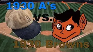 Strat-O-Matic Baseball C&D 1930 Game; A's @ Browns
