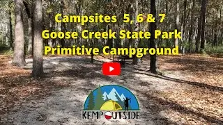 Goose Creek State Park Primitive Campsites 5, 6 & 7 | Camping in North Carolina | Campsite Reviews