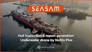 Hull inspection & report generation 🛥️Underwater drone by Delair Marine