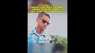 CORRUPT COP TRIES TO ARREST UNDERCOVER FBI AGENT!!! #unitedstates #fyp