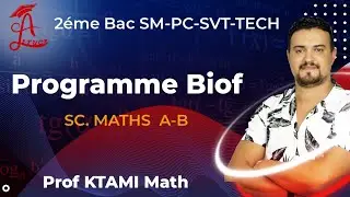 🔥 Programme Bac SM A et B - Math🔥