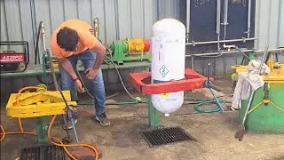 😥CNG cylinder testing M Fata 😭#cng testing #