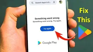 Play Store something went wrong | play store Something went wrong try again | Play store problem Fix