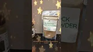 Burdock Root Powder & Hemp Protein Powder 
